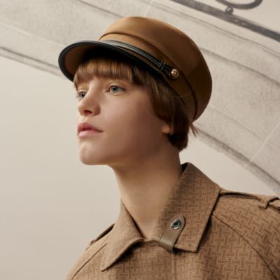 HERMES エルメス ☆ リヴォリ ペーパータッチハット 56 ☆ 美品 HERMES エルメス ☆ リヴォリ ペーパータッチハット 56 ☆ 美品